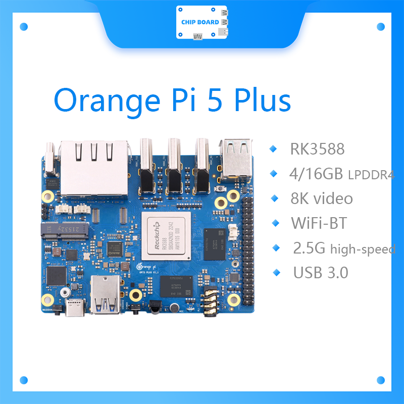 Orange Pi 5 Plus 32Gb - Orange Pi 5 Plus คอมพิวเตอร์บอร์ดเดี่ยว RK3588