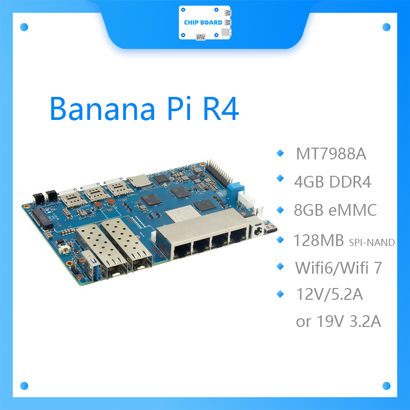 บอร์ด Banana Pi BPI R4 Wifi 7  - Bananapi Bpi R4 Wifi 7 บทวิจารณ์และราคา